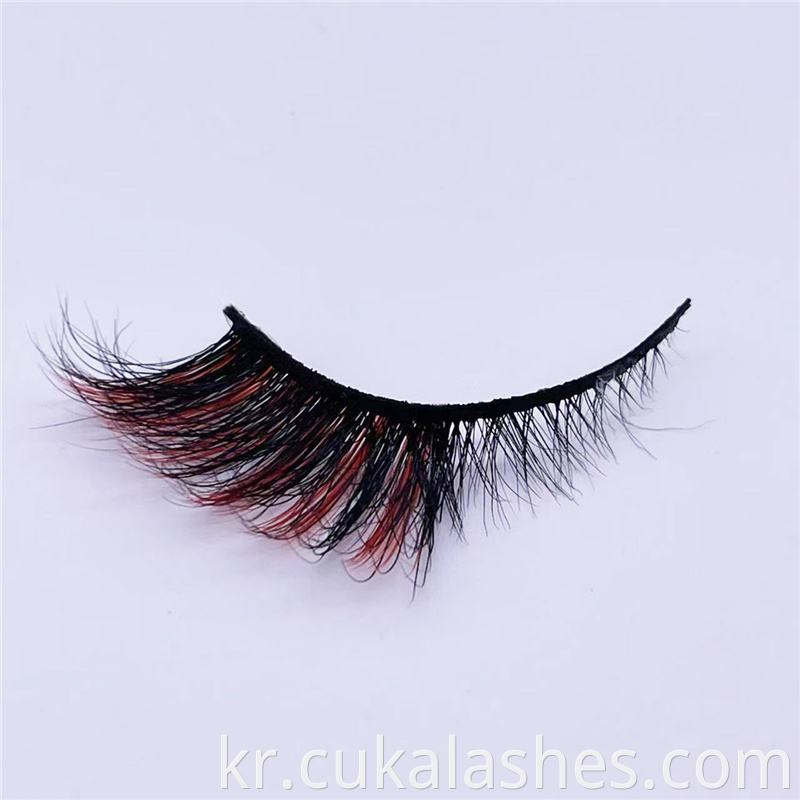 Red Cat Eye Mink Eyelashes